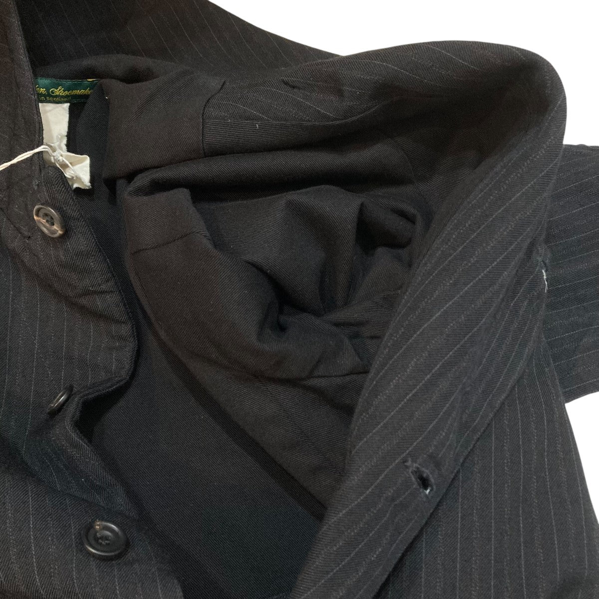 Paul Harnden(ポールハーデン) M LONG COATストライプロングコート 