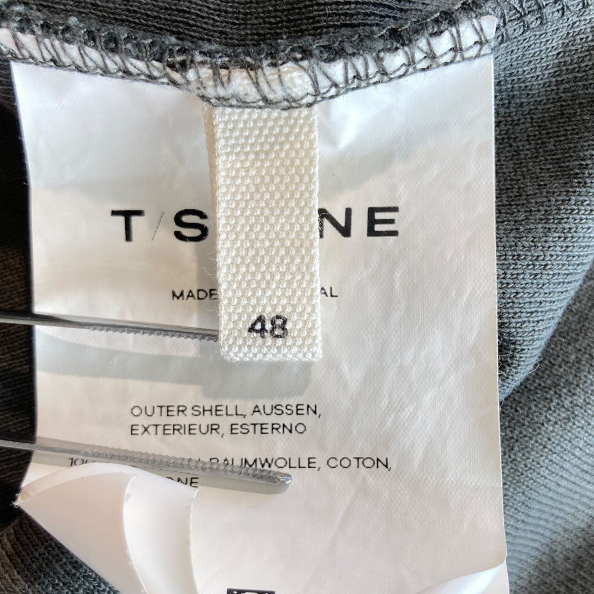 T／SEHNE FRONT LAYERED OVERSIZED HOODIEレイヤード プルオーバーパーカー 古着・中古-8枚目のアイテム画像