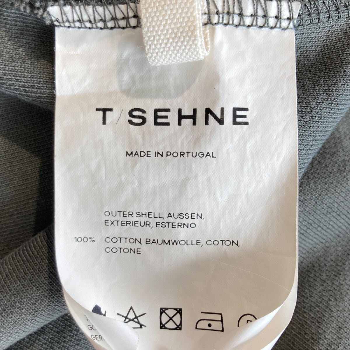T／SEHNE FRONT LAYERED OVERSIZED HOODIEレイヤード プルオーバーパーカー 古着・中古-9枚目のアイテム画像