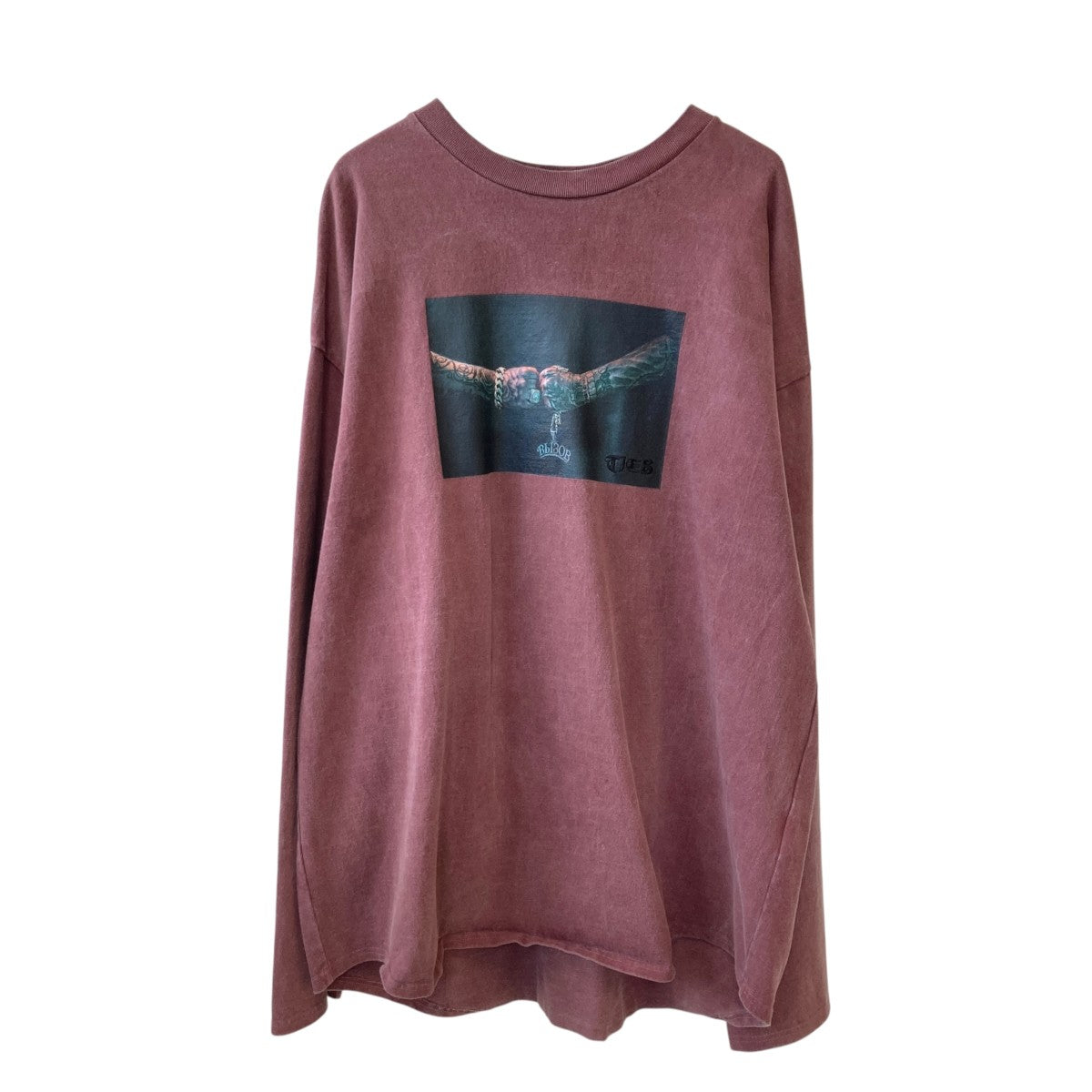 グラフィックプリント ロングスリーブTシャツ2101090303