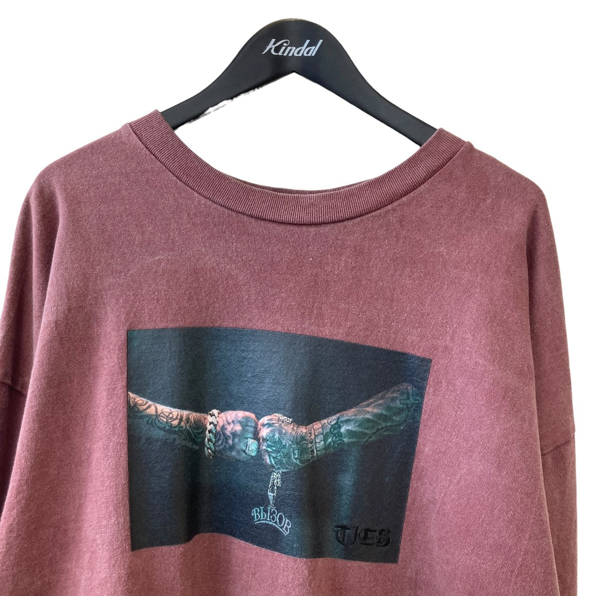 グラフィックプリント ロングスリーブTシャツ2101090303