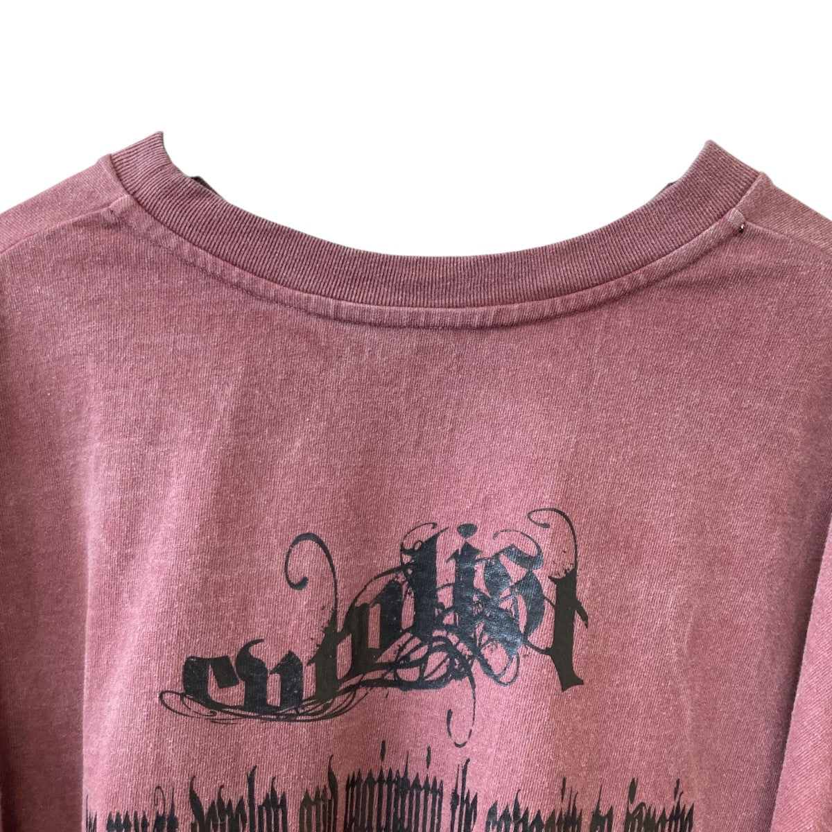 グラフィックプリント ロングスリーブTシャツ2101090303