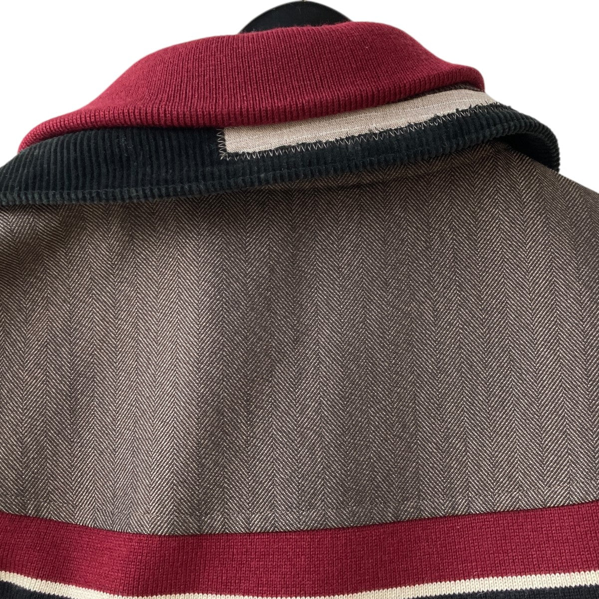 KOLOR(カラー) 24AWヘリンボーンリブブルゾン24wcm-g08110 24wcm