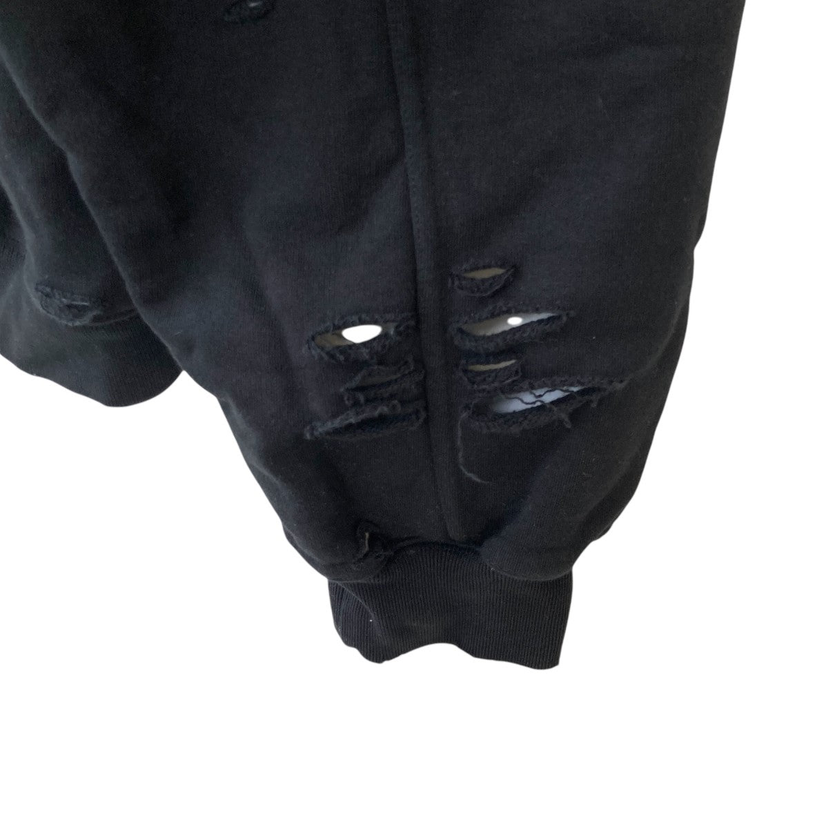 BALENCIAGA(バレンシアガ) デストロイ加工 ロゴ 長袖 パーカー