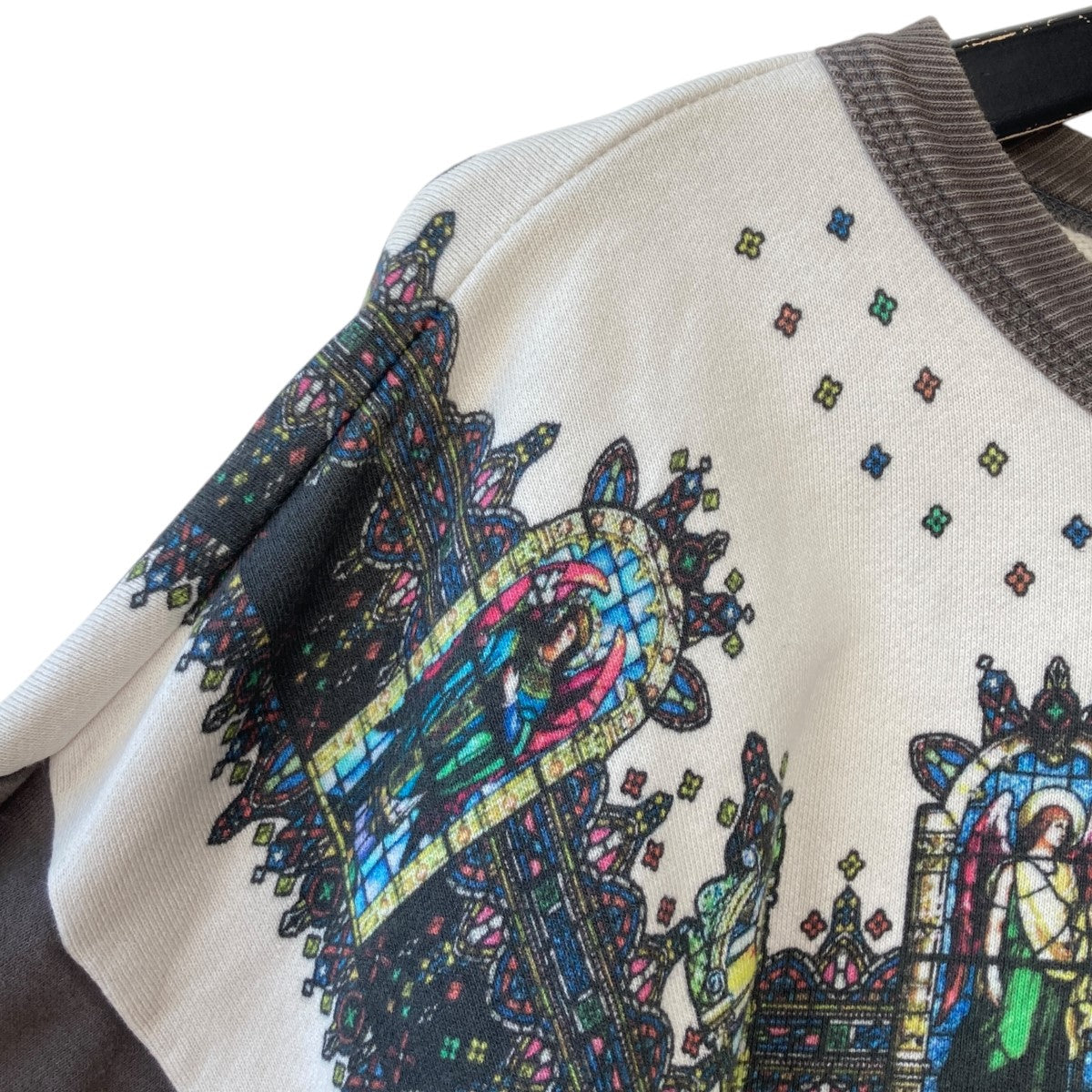 セントマイケル　スウェット　COLOFUL　コットン　グレー　古着加工　22AW SAINT M×××××× - ラスト1点 / SM-S22-0000-067 / スウェットシャツ