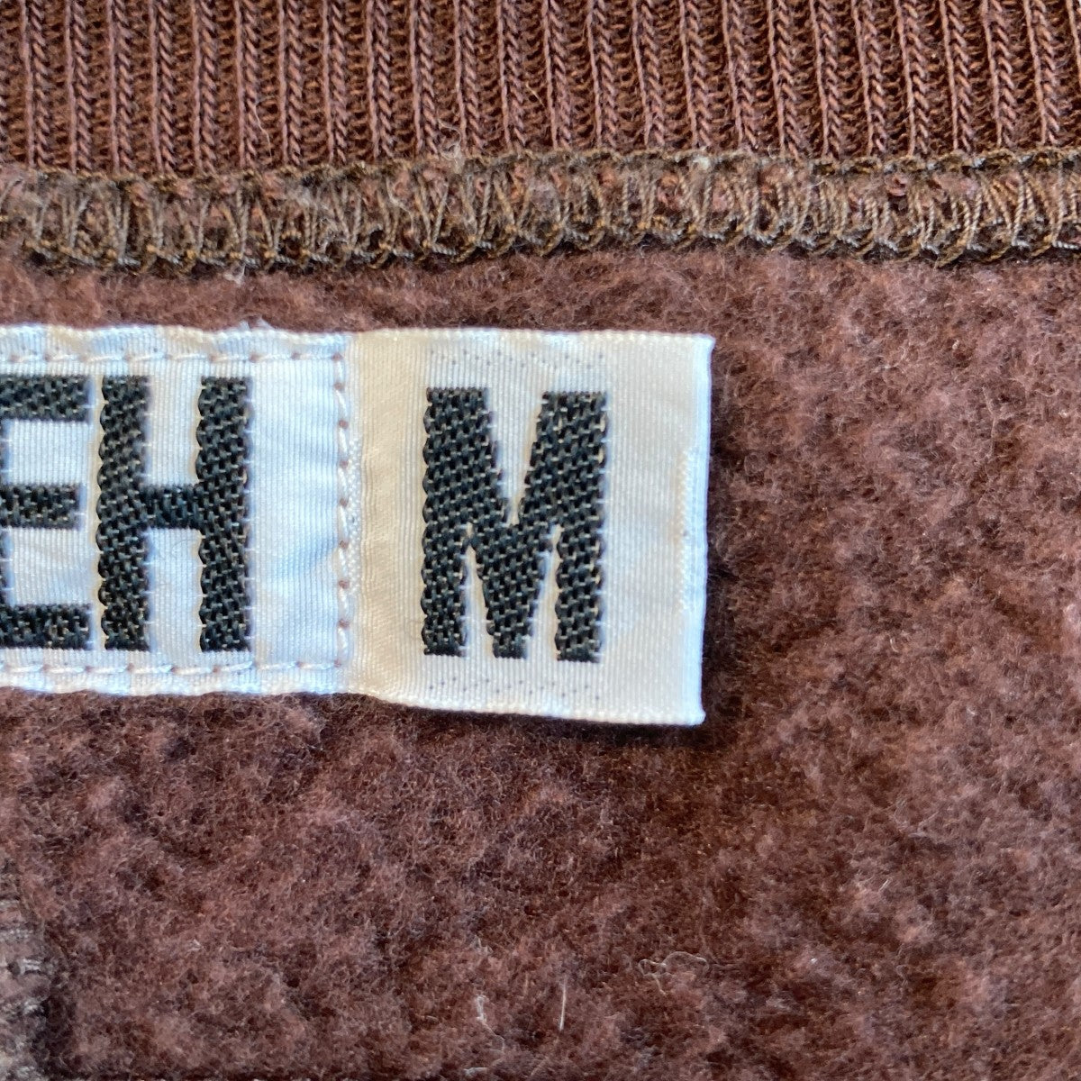 GOOD ENOUGH(グッドイナフ) 穴あきトレーナー ブラウン サイズ M