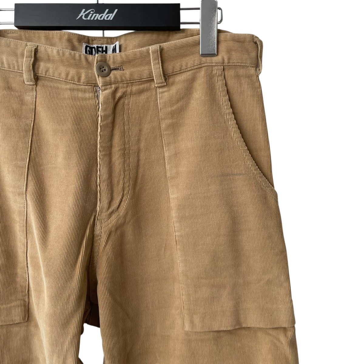 GOOD ENOUGH(グッドイナフ) ベイカーパンツ コーデュロイパンツ カーキ