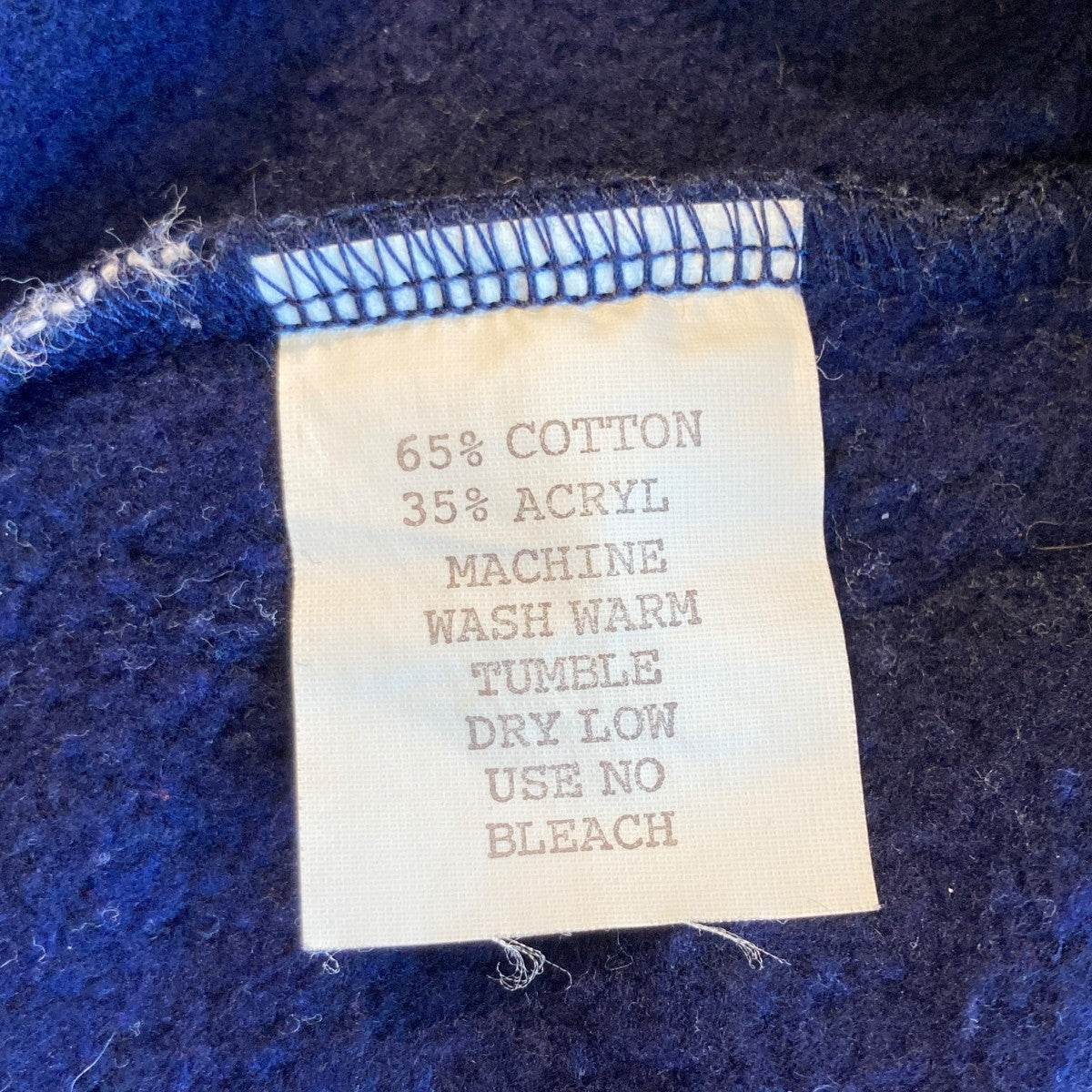 GOOD ENOUGH(グッドイナフ) 穴あきトレーナー ネイビー サイズ M