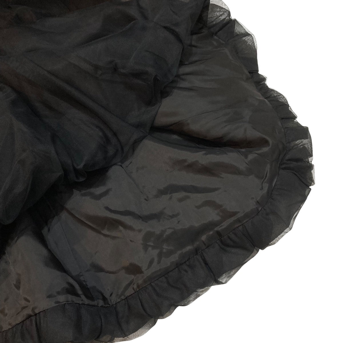 FOXEY フォクシー チュール　バルーンスカート　プディング　ブラック　40 45201 Skirt 