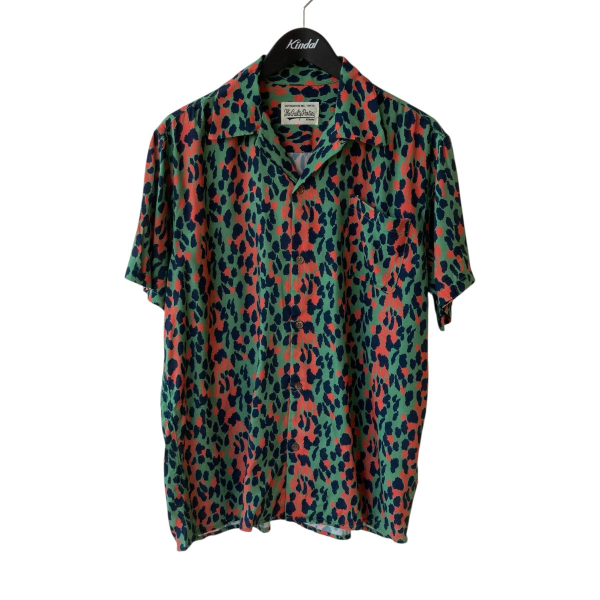 WACKO MARIA 半袖シャツ M WACKO MARIA(ワコマリア) 21SS半袖シャツ グリーン サイズ M