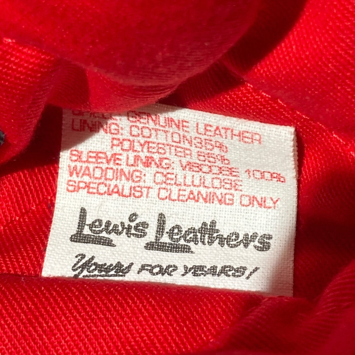 Lewis Leathers 445T T．F SUPER MONZAレザージャケット 古着・中古-10枚目のアイテム画像