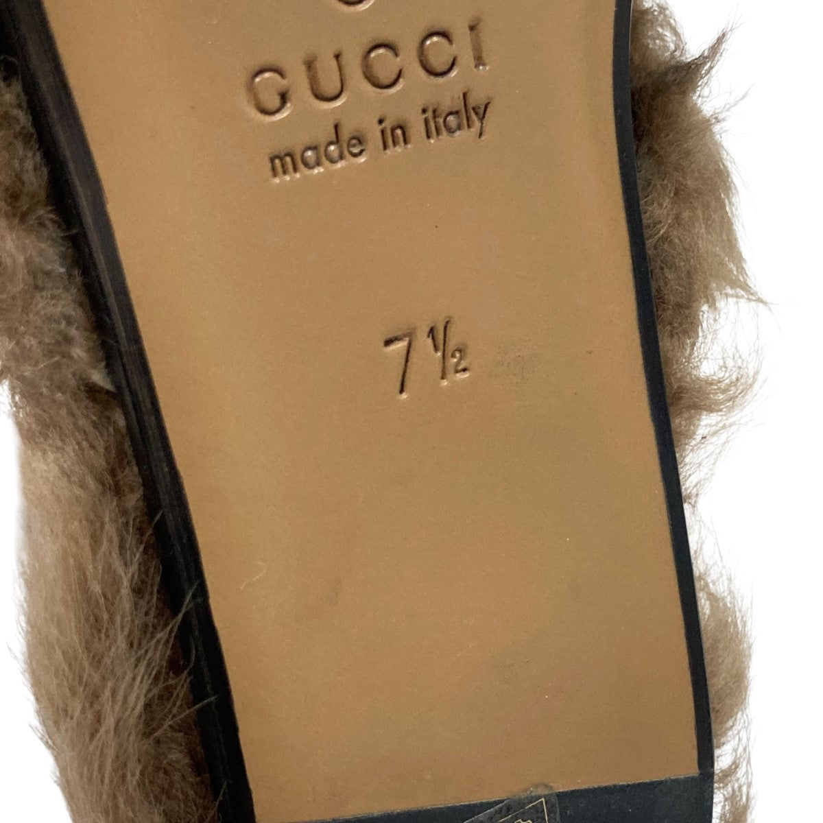 GUCCI(グッチ) プリンスタウン リ・エディションレザーミュール 