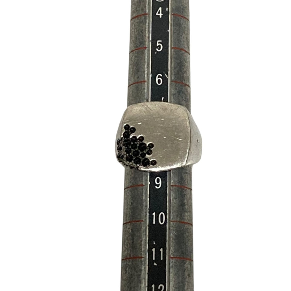 TOM WOOD(トムウッド) Cushion Black Moleculeシルバーリング シルバー  