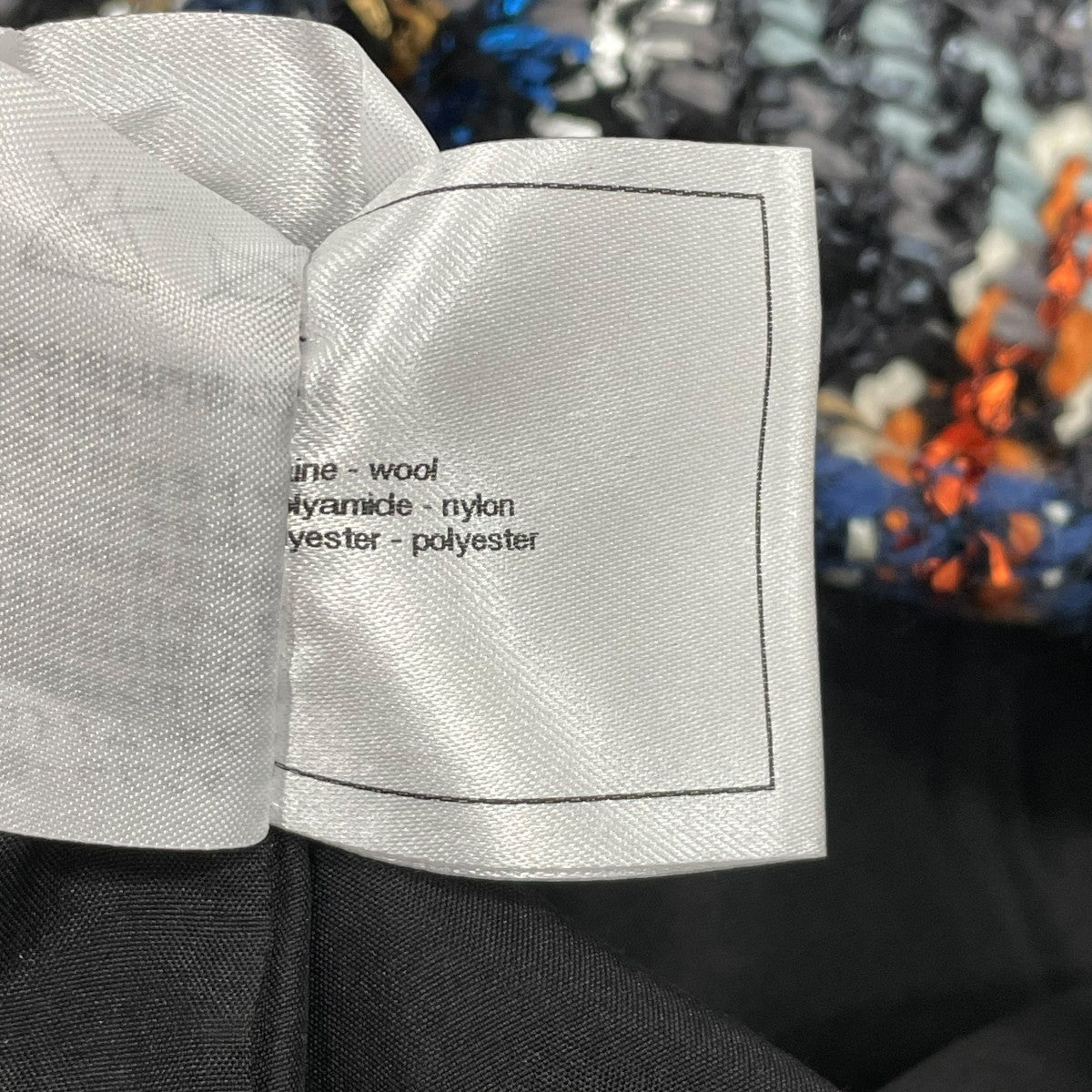 CHANEL チェック メタリックツイードコート 古着・中古-7枚目のアイテム画像