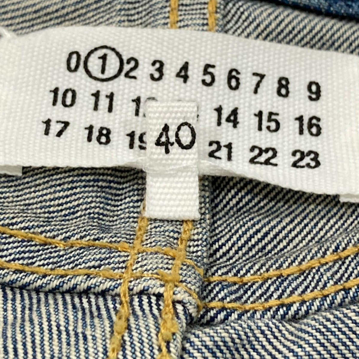 Maison Margiela(メゾンマルジェラ) フレアデニム ブルー サイズ