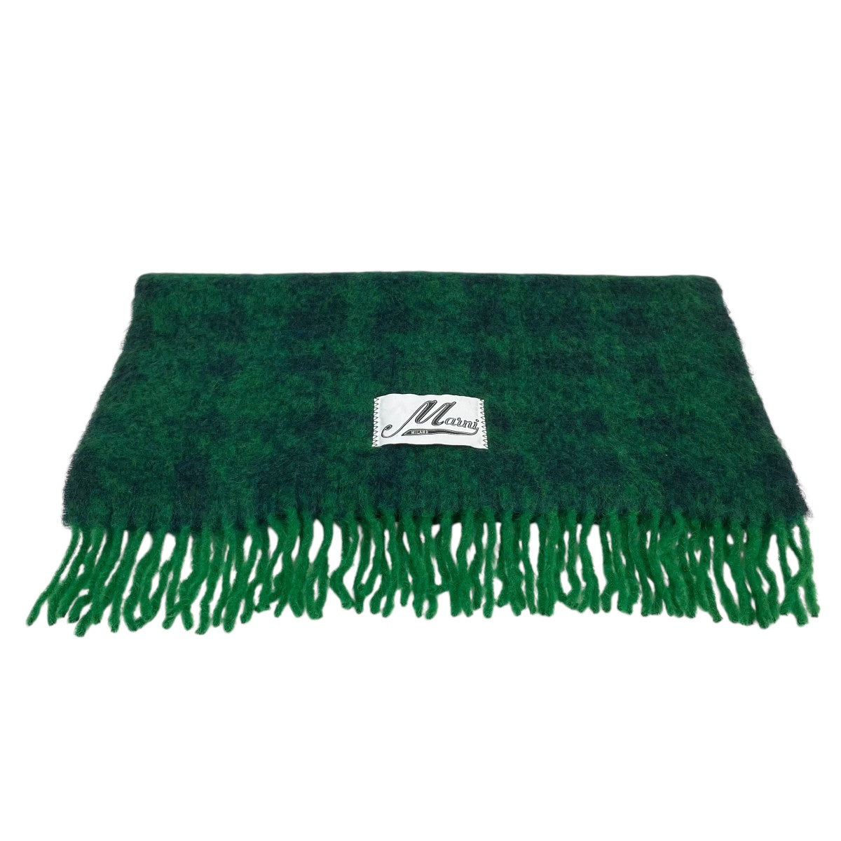 MARNI(マルニ) チェック大判マフラー グリーン｜【公式】カインドオル