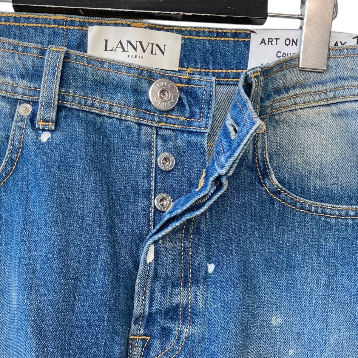 LANVIN×GALLERY DEPT 再構築 クロップドデニムパンツ4100009329