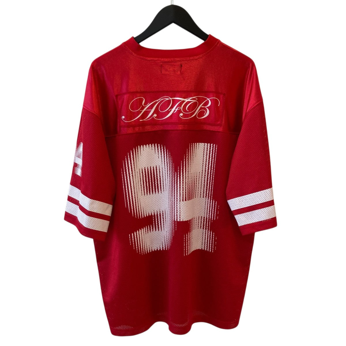 【最安値】afb Tシャツ　RATF FOOTBALL TEE サイズxs AFB(エーエフビー) SPORT MESH TEEフットボールTシャツ レッド
