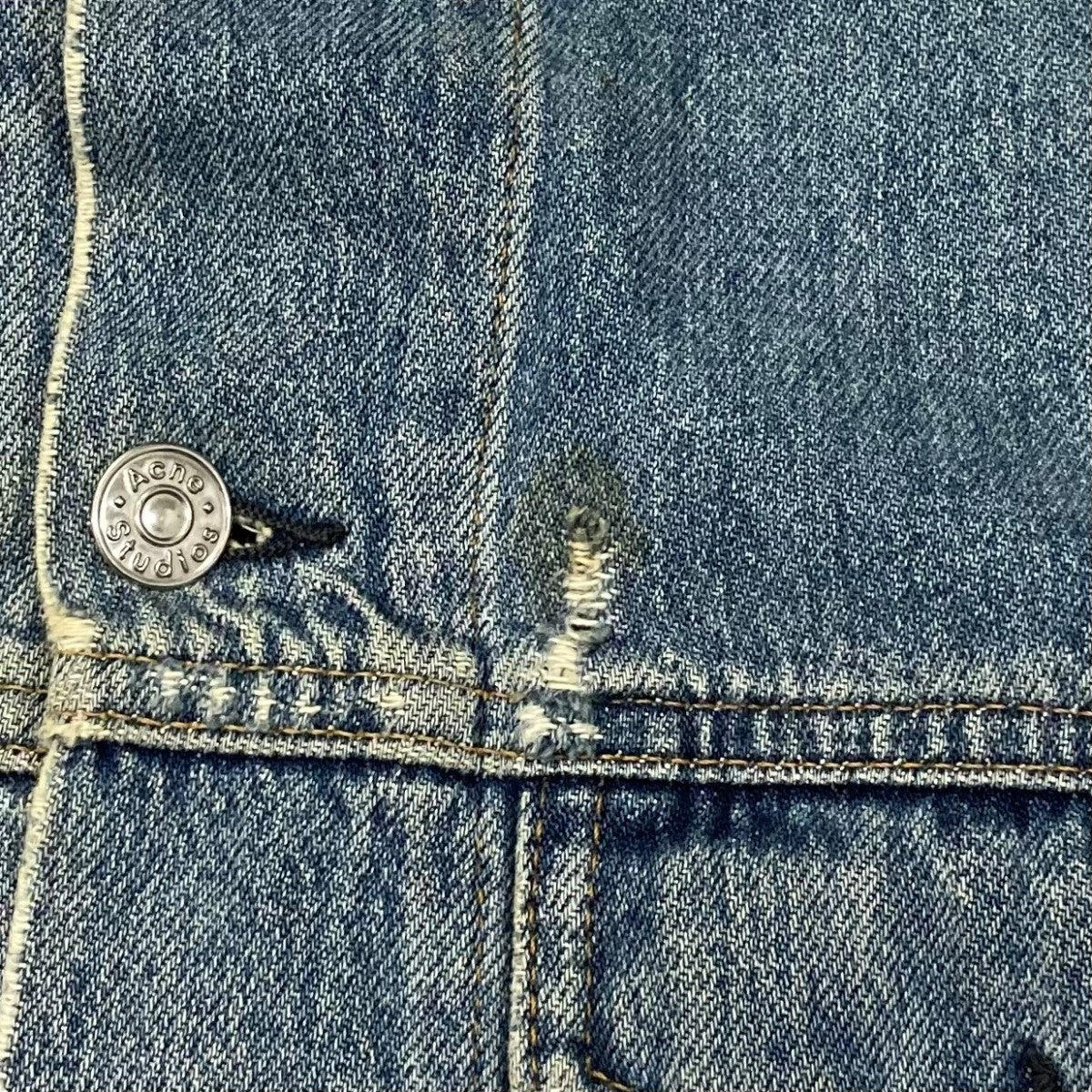 ACNE STUDIOS(アクネストゥディオズ) WHO IND FRAY ノーカラー ACNE STUDIOS(アクネストゥディオズ) WHO IND FRAY ノーカラー