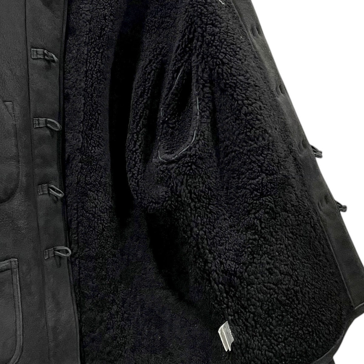 NAISSANCE(ネサーンス) ムートンチャイナジャケット ブラック サイズ M