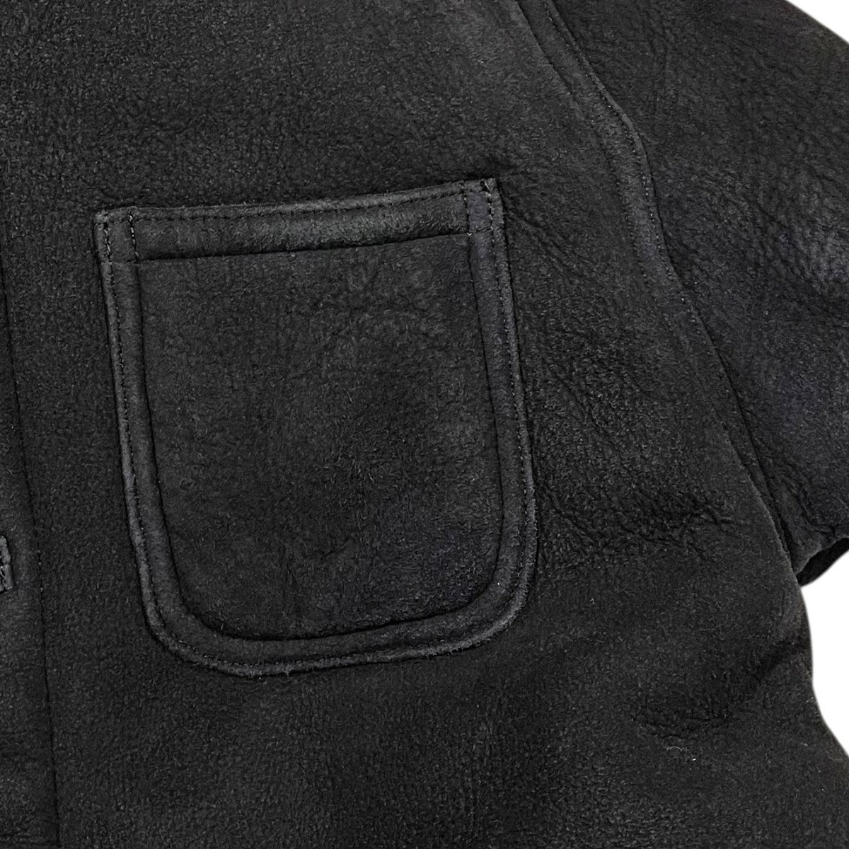 NAISSANCE(ネサーンス) ムートンチャイナジャケット ブラック サイズ M