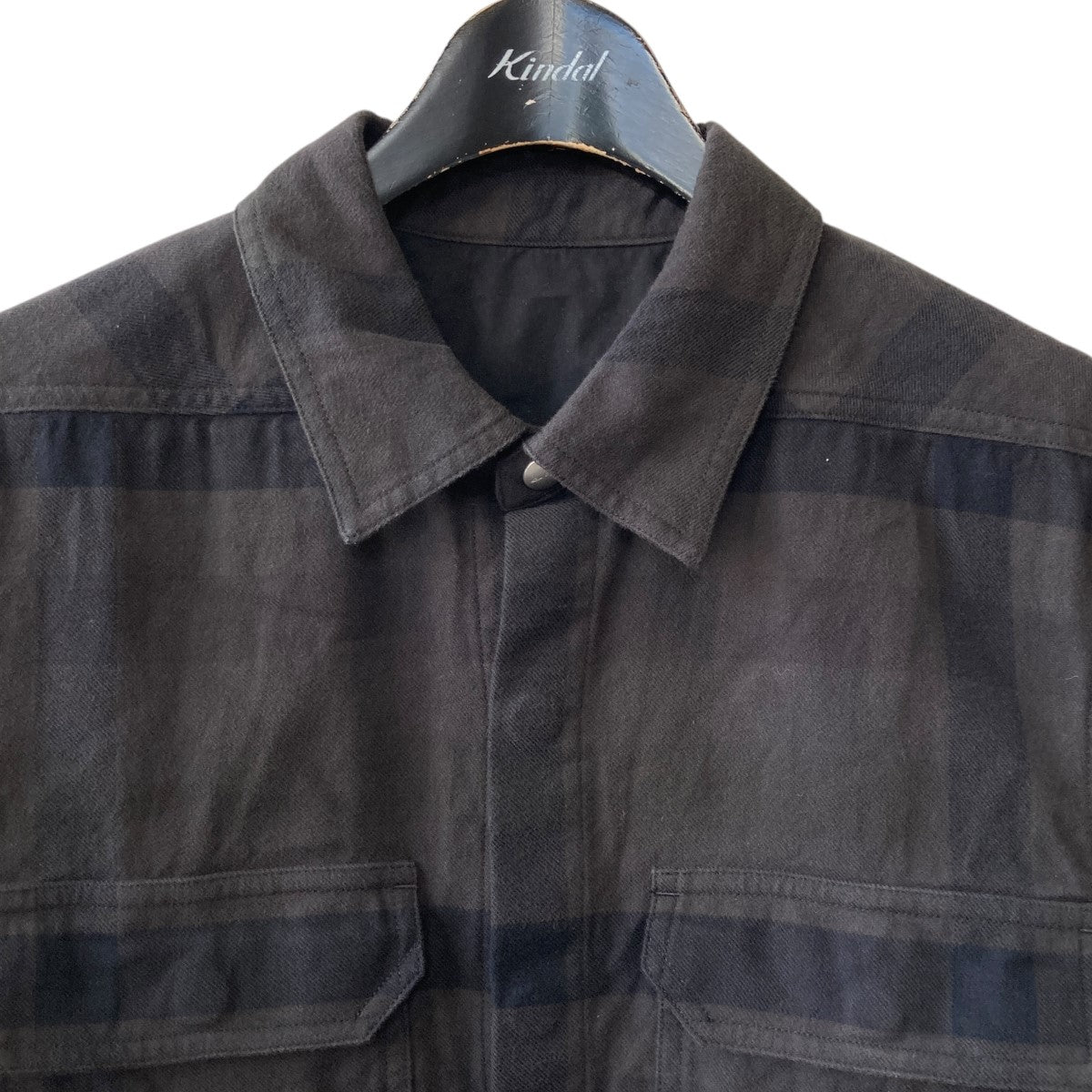 RICK OWENS(リックオウエンス) Check Patterned outershirt
