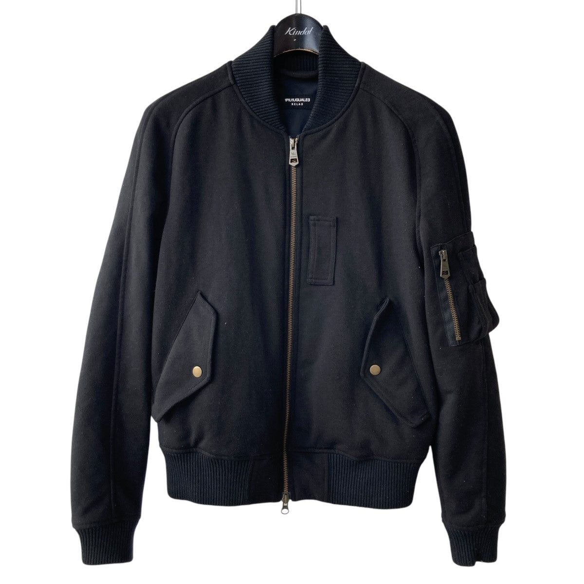 1piu1uguale3 MA-1 JACKET ブラック 1PIU1UGUALE3 MA-1 jacket