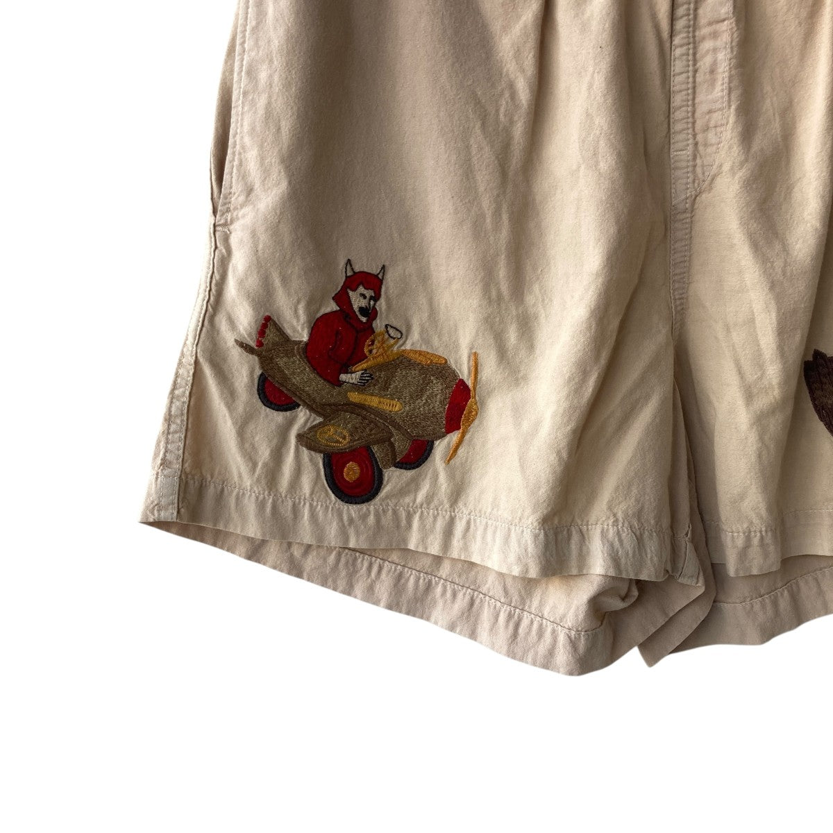 SAMUEL ZELIG(サミュエルゼリグ) 刺繍 ナチュラルシードコットン