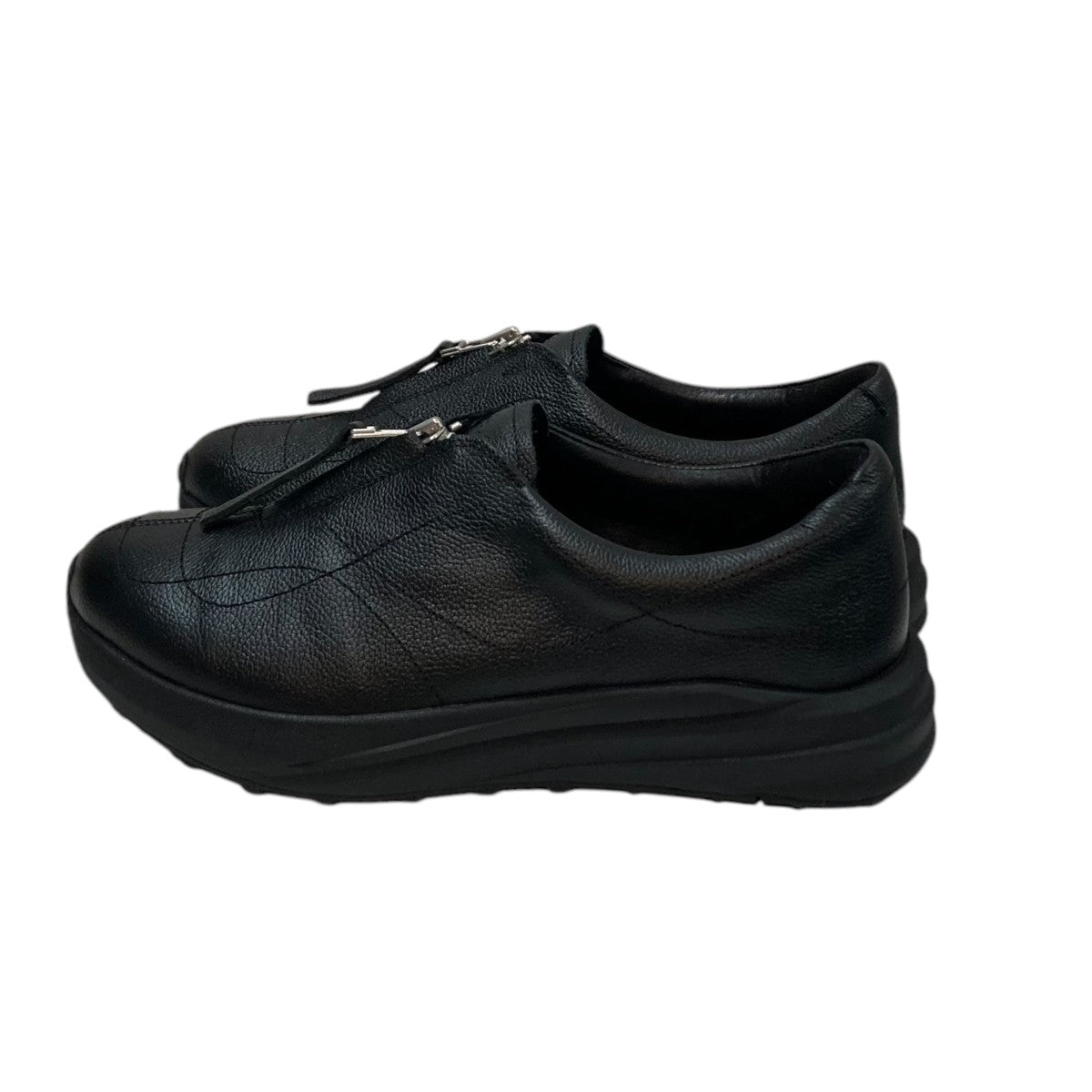 26cm相当 PRADA レザー スニーカー サイズ7 ブラック 2EE378