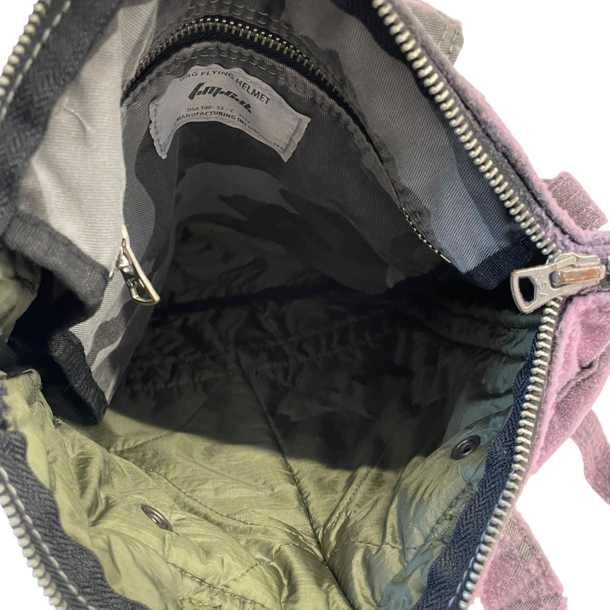 x F．M．C．D COVERED HELMET BAGカモフラージュ柄ヘルメットバッグ