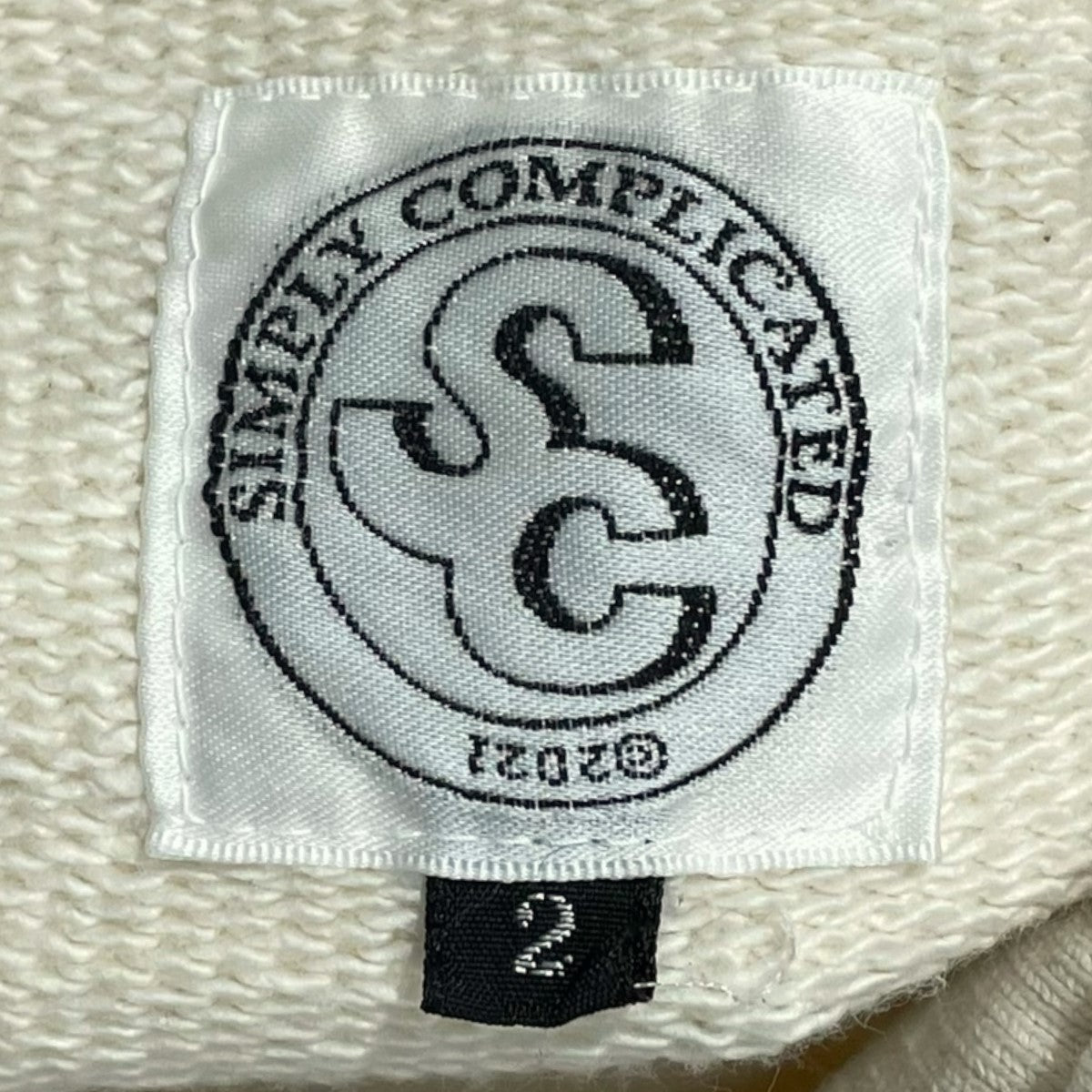 SIMPLY COMPLICATED ハーフジップスウェットトレーナー 古着・中古-7枚目のアイテム画像