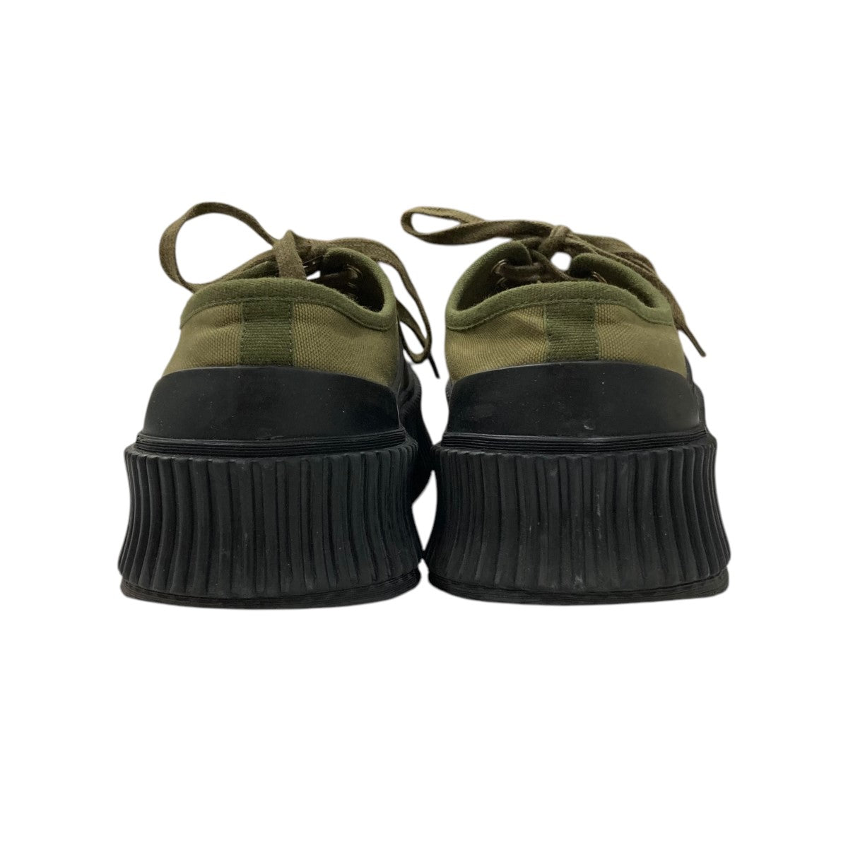 JIL SANDER(ジルサンダー) 厚底スニーカー カーキ サイズ 40