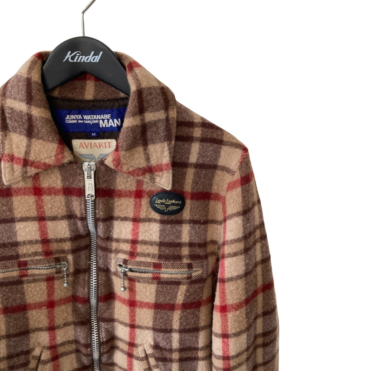 kazu　ジャミーソンズ CDG JUNYA WATANABE MAN×Lewis Leathers チェックシングル