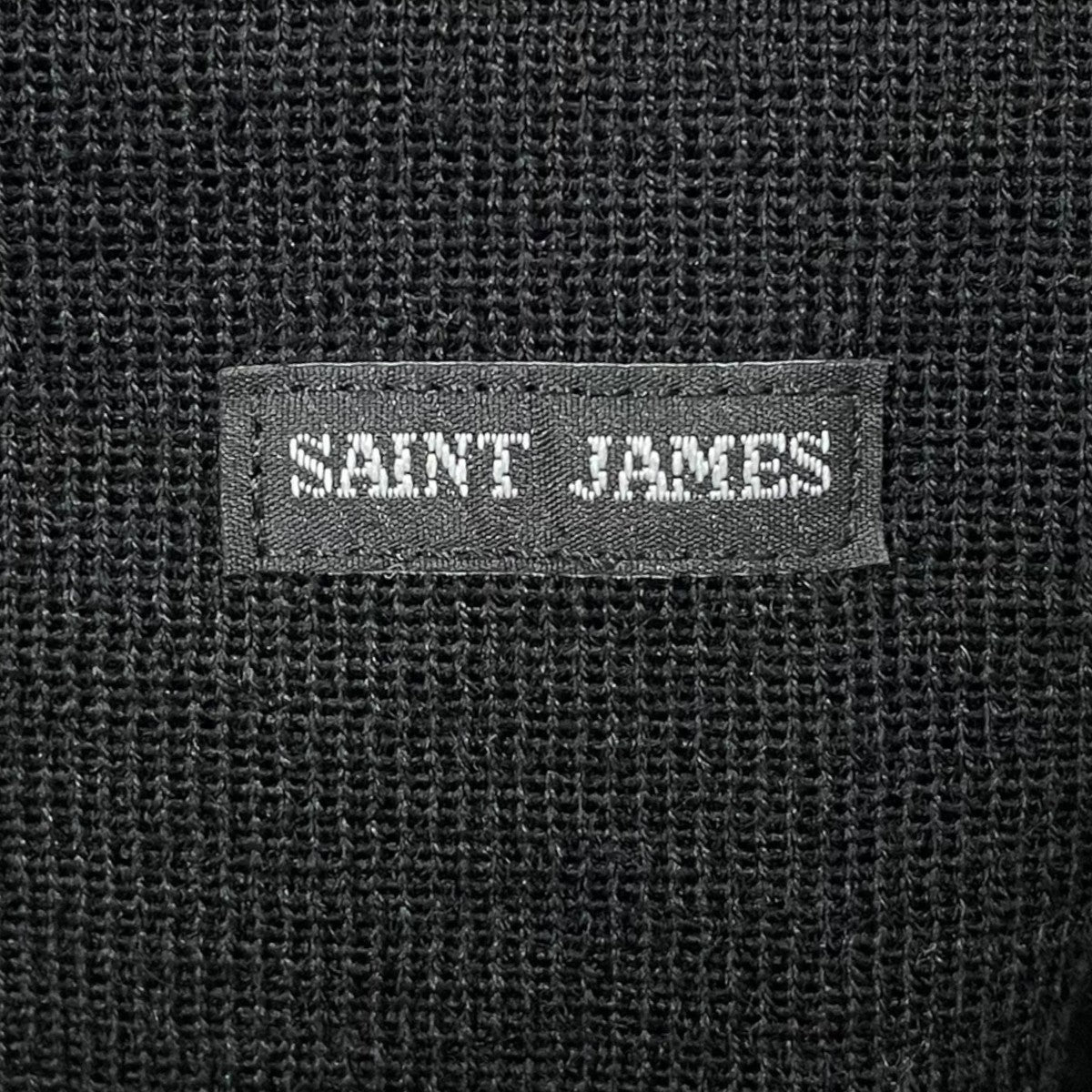 SAINT JAMES ブラックニット セーター 8003001586865_1.jpg?v=