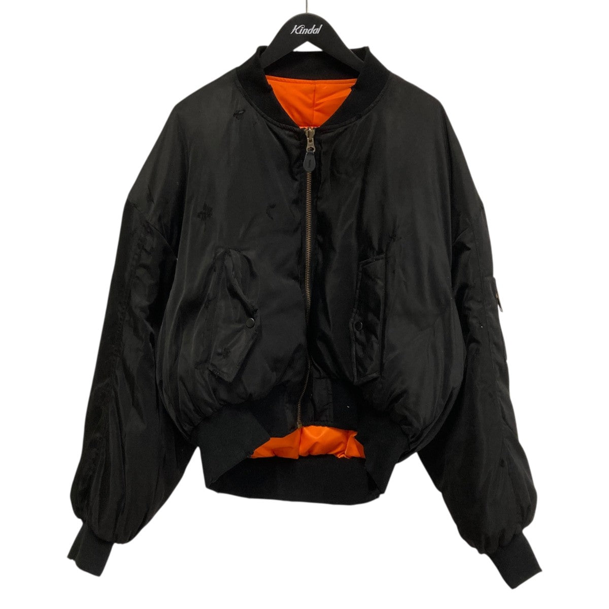 Reworked hooded bomber jacketMA-1ジャケット