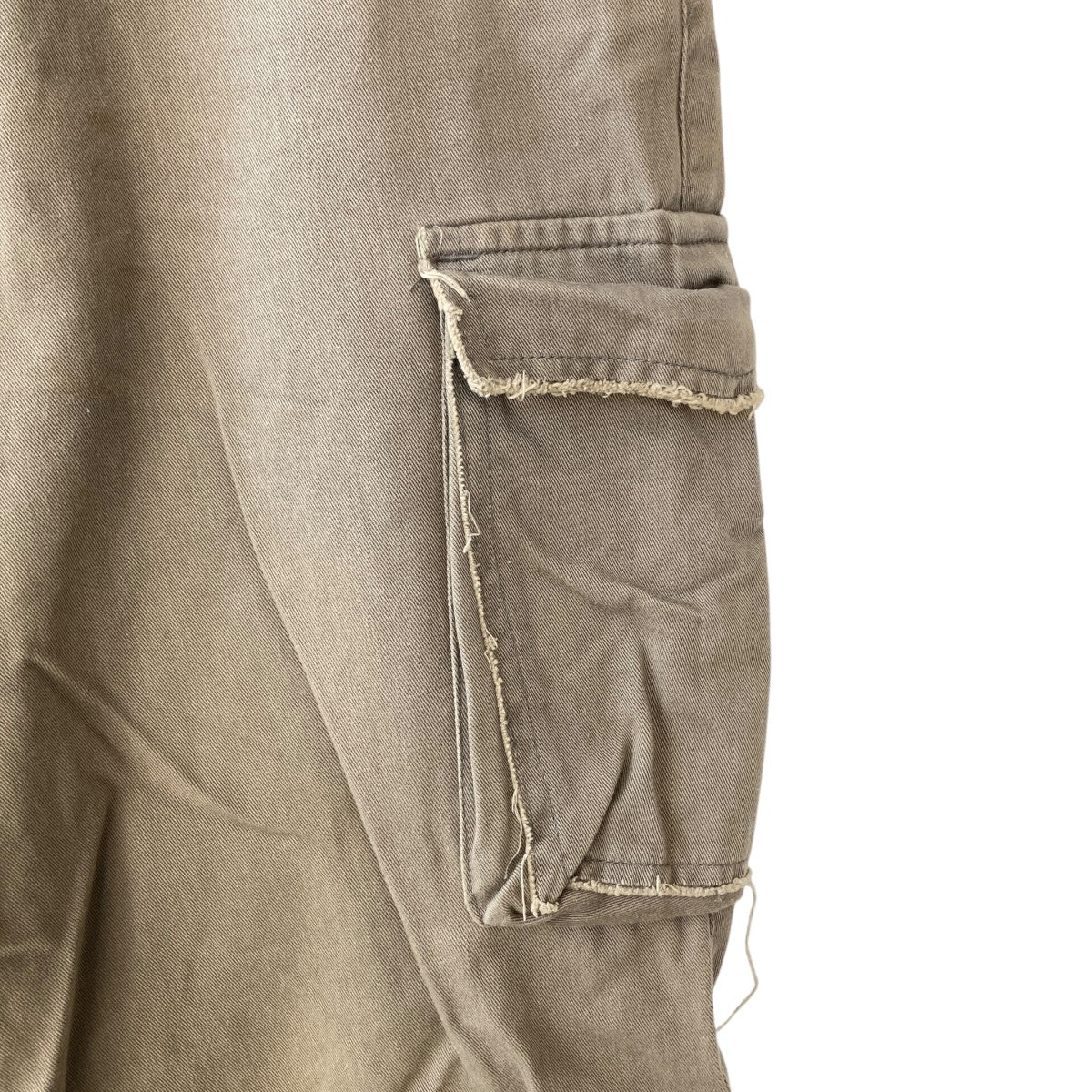 GOOD ENOUGH(グッドイナフ) カットオフカーゴパンツ ベージュ サイズ L