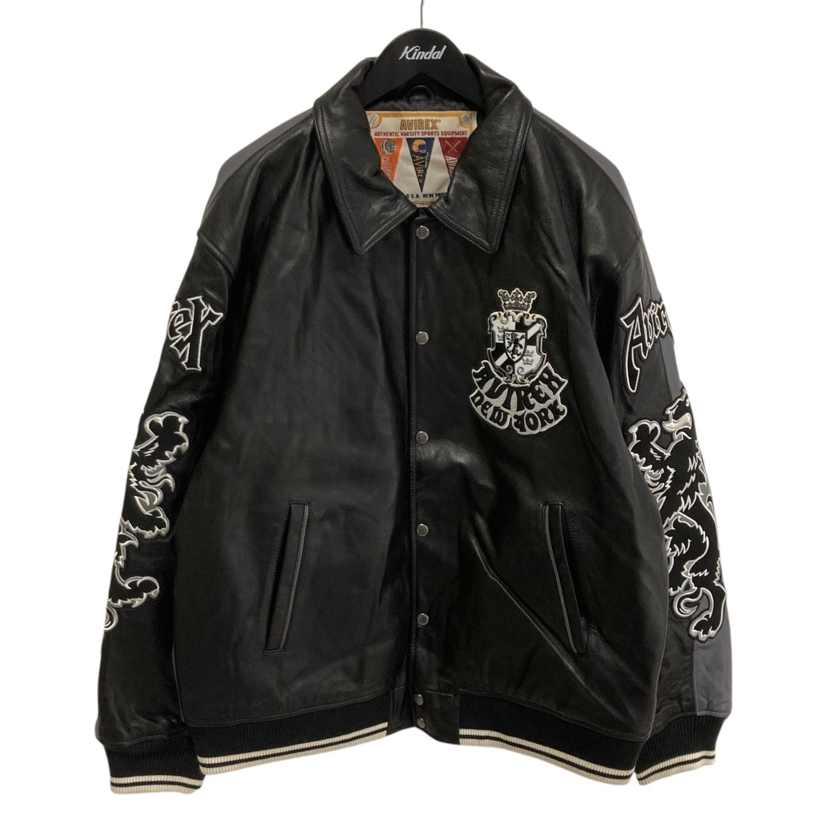 AVIREX SHIBUYA限定  VARSITY LEATHER JACKETスタジャン783-5150005