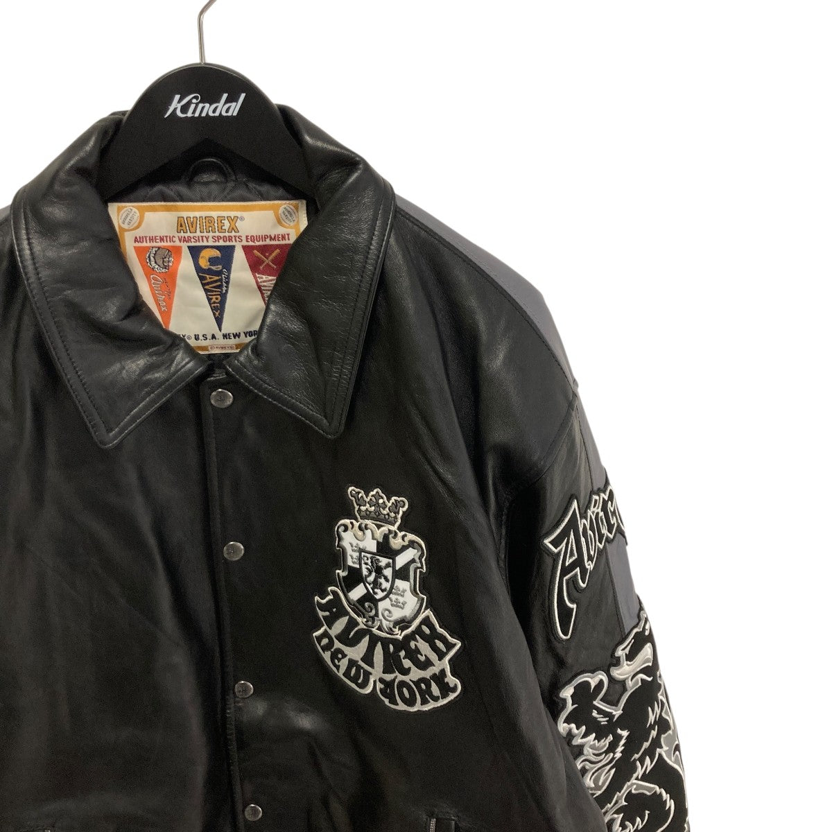 AVIREX SHIBUYA限定  VARSITY LEATHER JACKETスタジャン783-5150005