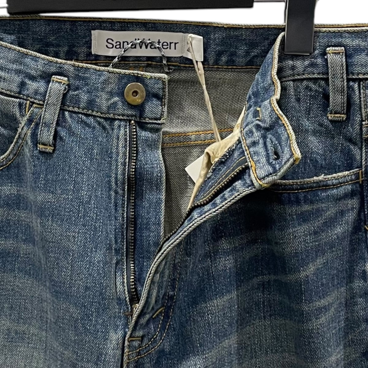 加工デニムパンツ RESEARCHED 5P JEANS 12．5 oz DENIM SW-P0105