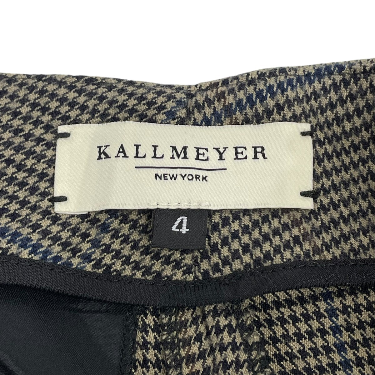 Kallmeyer 千鳥格子スラックスパンツ19-030-570-0037-3-0 古着・中古-6枚目のアイテム画像