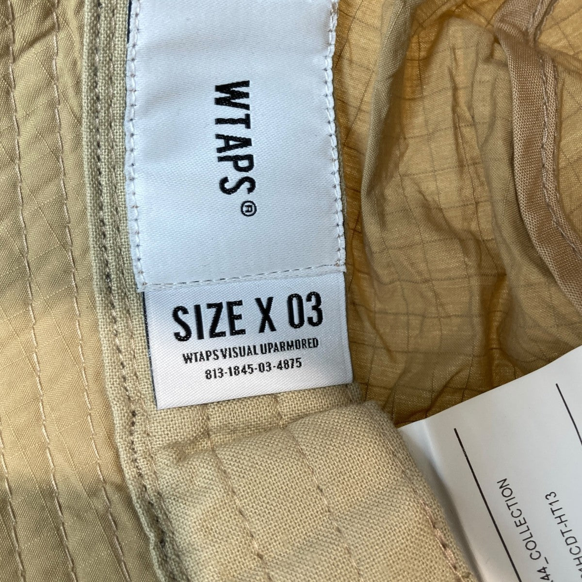 WTAPS BEANIE ベージュ WTAPS(ダブルタップス) JUNGLE 01ハット221HCDT-HT13 221HCDT