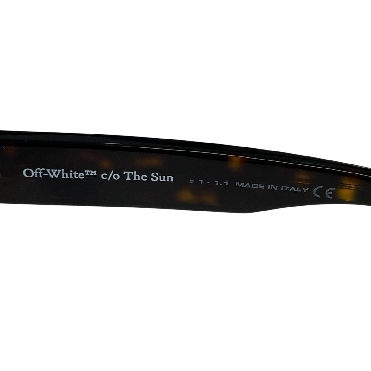 オフホワイト OW40001U c/o The Sun サングラス メガネ 黒 ストリート