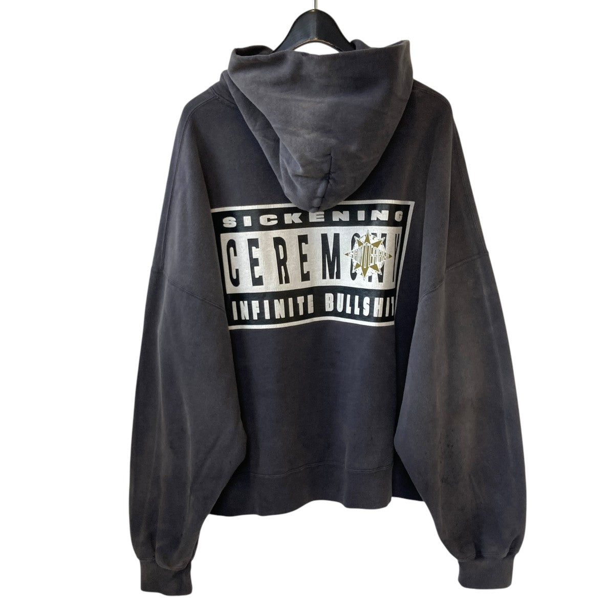 SAINT MICHAEL(セントマイケル) DT HOODIE ST TEARS BLACKプル