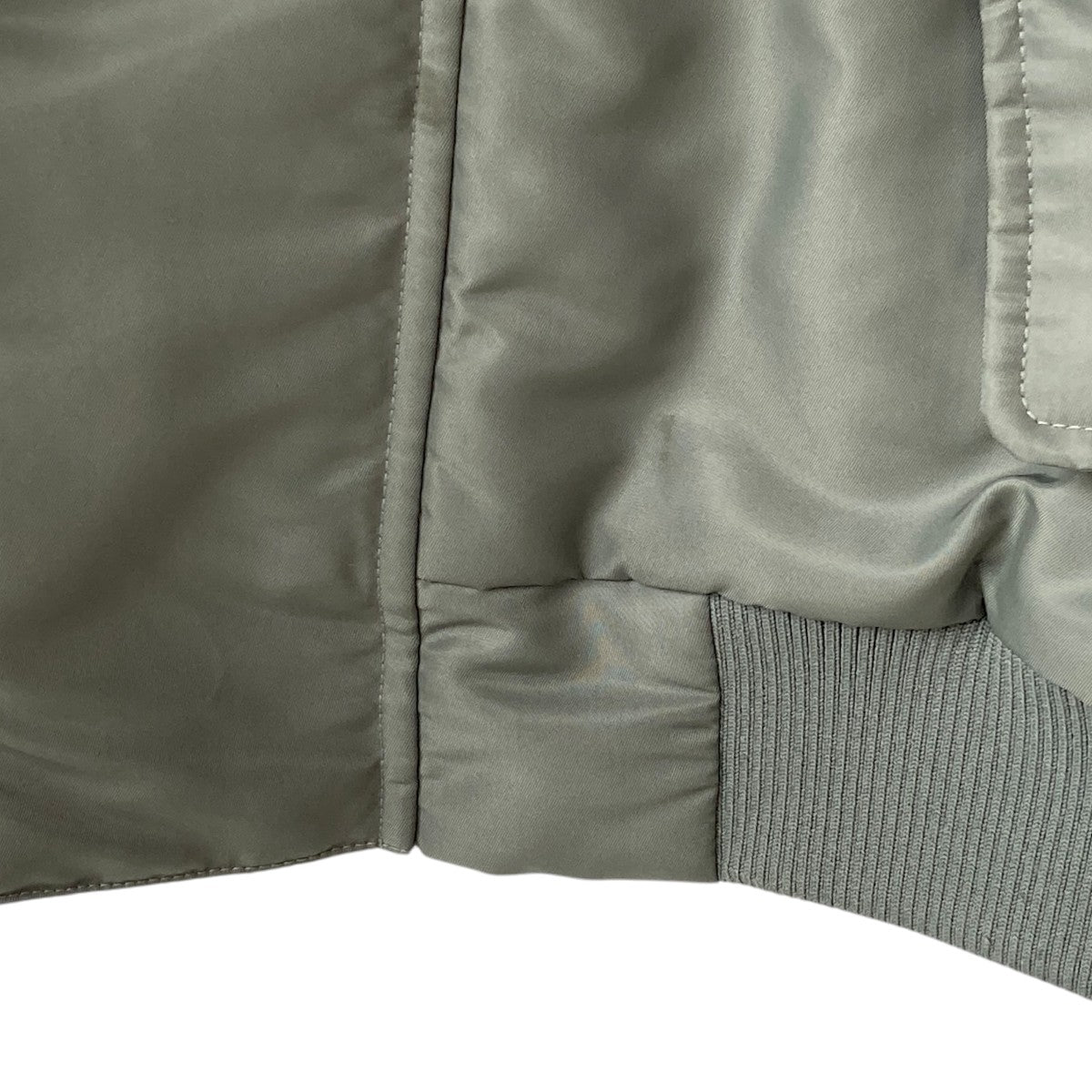 entier studious A-2ボンバージャケット グレー 80s90s vintage A-2 A2