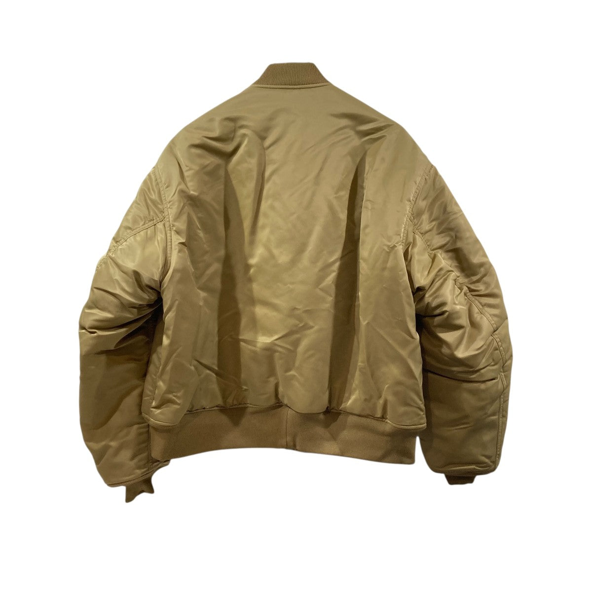 Name．(ネーム) NYLON TWILL REVERSIBLE MA-1MA-1ジャケット キャメル