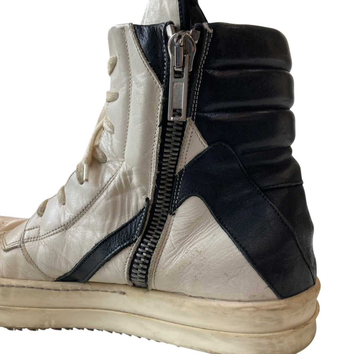 RICK OWENS(リックオウエンス) Geobasket in Black ＆ White