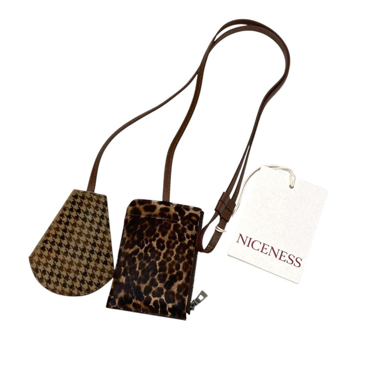 NICENESS SPOOKYヒョウ柄ショルダーケースNN-3501A14 古着・中古-1枚目のアイテム画像
