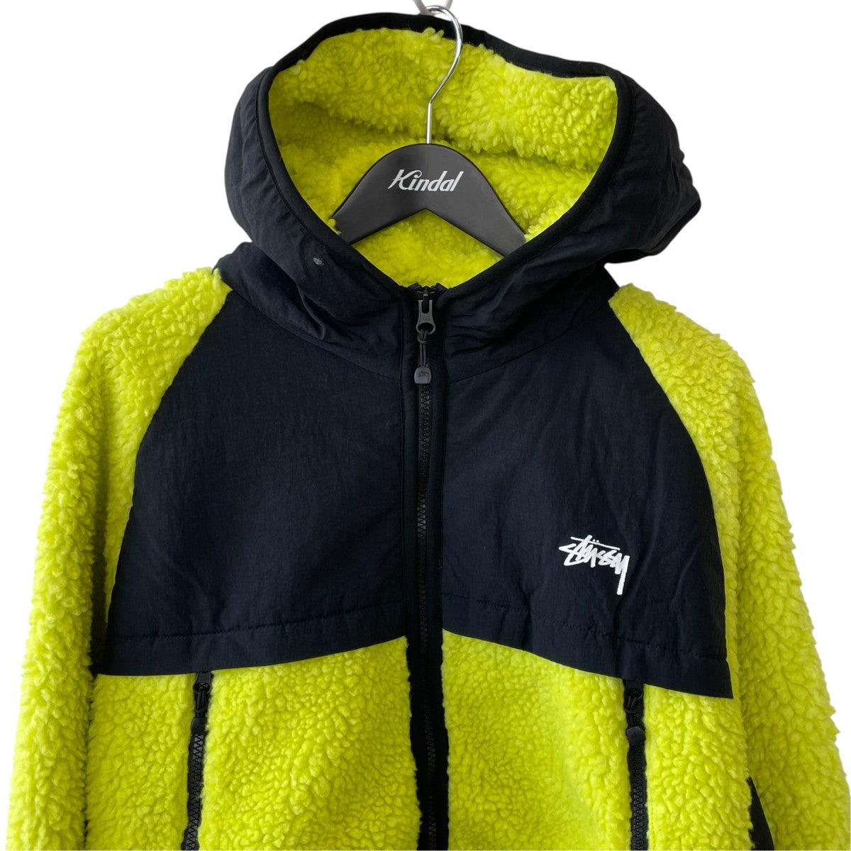 Sherpa Paneled Hoodedボアジャケット118530