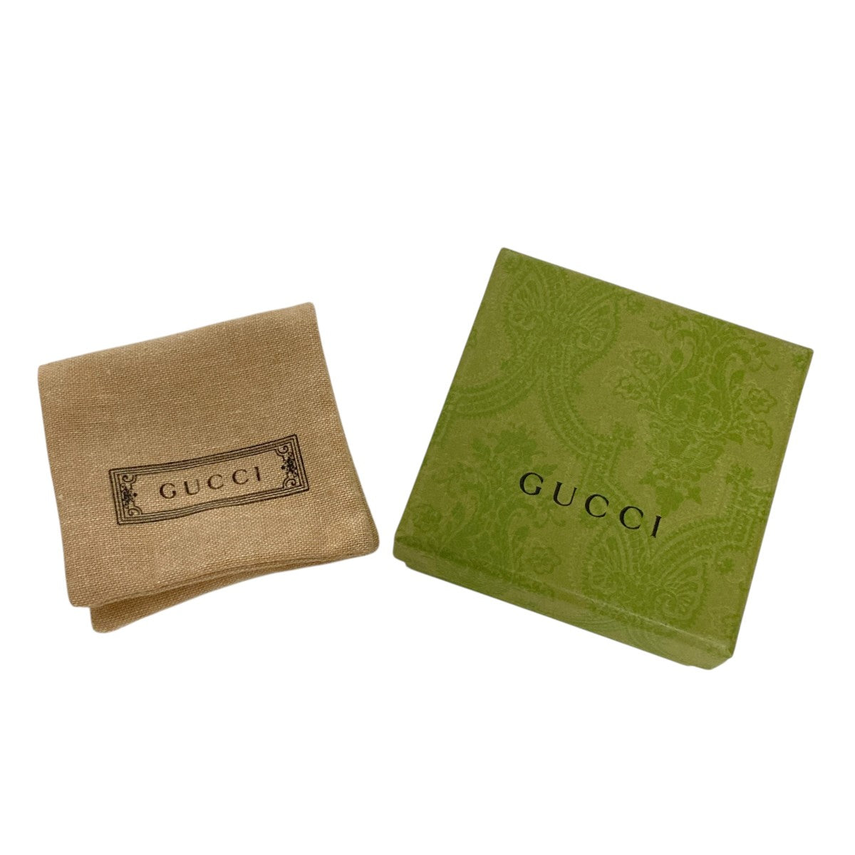 GUCCI(グッチ) ライオンヘッドリング シルバー、ブラック サイズ