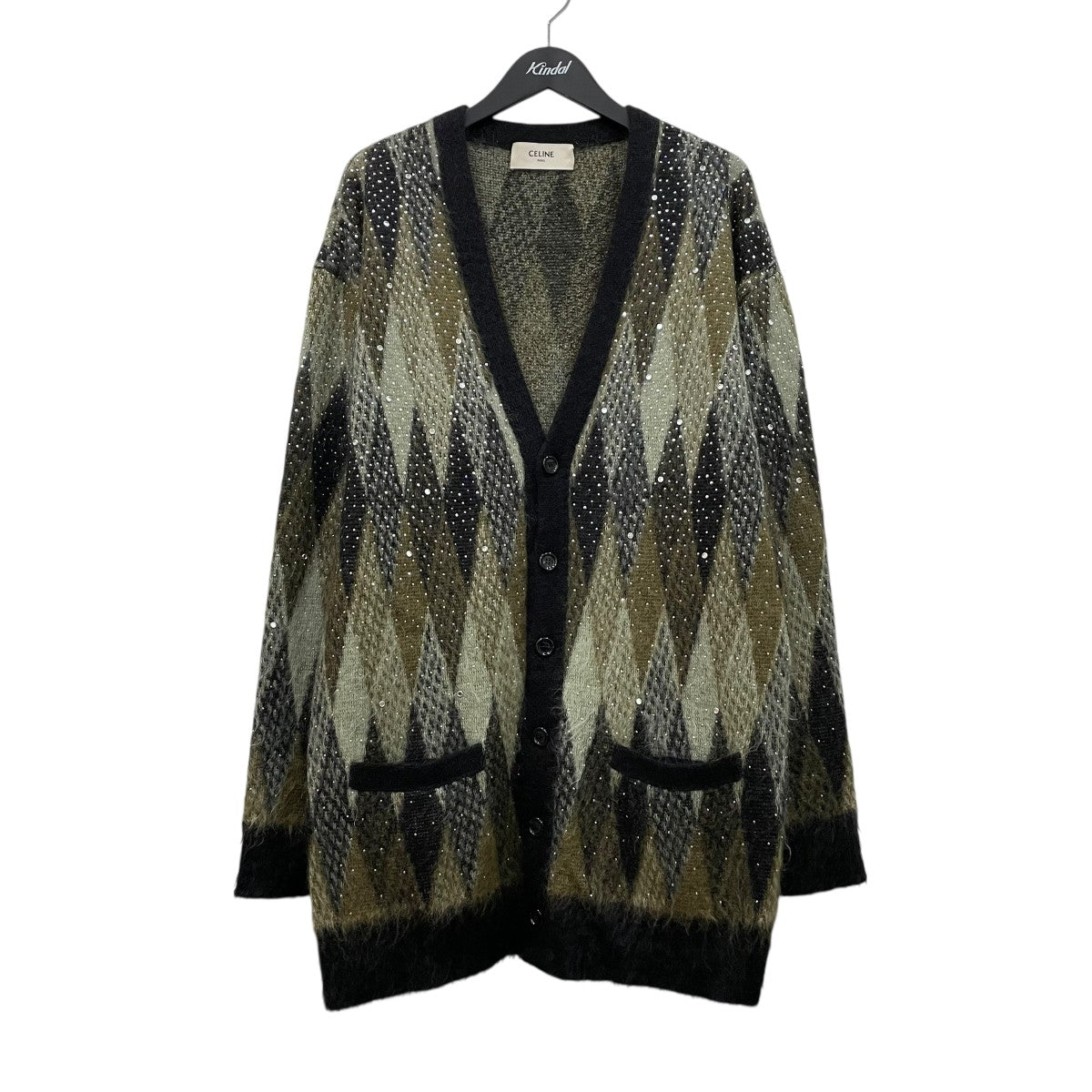 CELINE(セリーヌ) ブラッシュド モヘアエンブロイダリー ロング